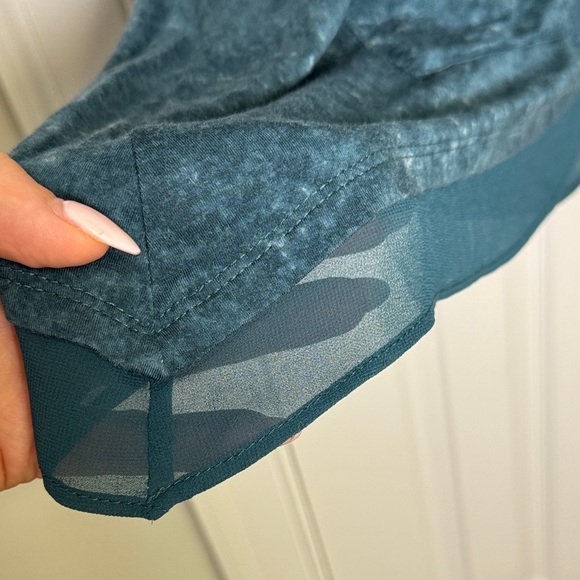 Teal Button-Up Cardigan - Picture 5 of 8